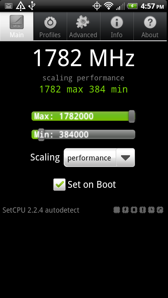 HTC Sensation ed EVO 3D: overclock a 1.8Ghz